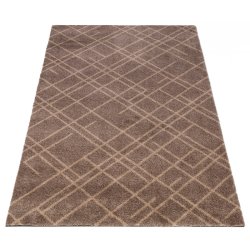 Tica Copenhagen Smudsmtte m. Lines - Sand/Beige - 67x120cm