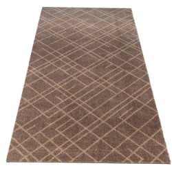 Tica Copenhagen Smudsmtte m. Lines - Sand/Beige - 67x150cm.