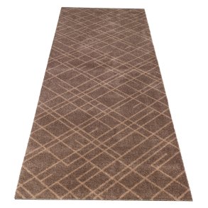 Tica Copenhagen Smudsmtte m. Lines - Sand/Beige - 67x200cm.
