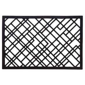 Tica Copenhagen Gummi Drmtte m. Lines - 60 x 90 cm