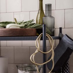 Ferm Living Ripple Glas Karaffel - Smoke