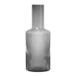 Ferm Living Ripple Glas Karaffel - Smoke