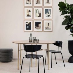 Ferm Living Ripple Glas - Smoke - 4 stk.