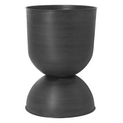 Ferm Living - Hourglass Urtepotte - Large - Sort