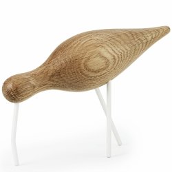 Normann Copenhagen Shorebird Large - Eg/Hvid