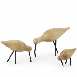 Normann Copenhagen Shorebird Large - Eg/Sort