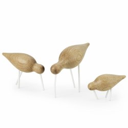 Normann Copenhagen Shorebird Medium - Eg/Hvid