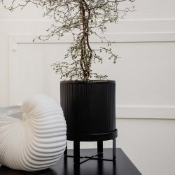 Ferm Living Bau Potte - Stor - Sort