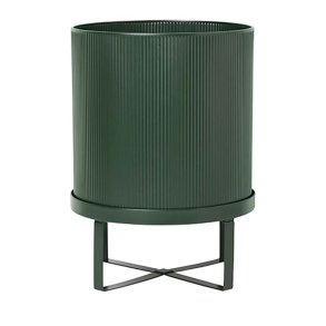 Ferm Living Bau Potte - Stor - Mrkegrn