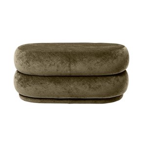 Ferm Living Velour Puf - Mellem - Forest 3