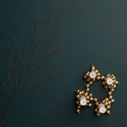 Gejst MOLEKYL 4 Lysestage - Messing