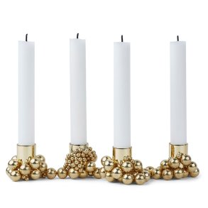 Gejst MOLEKYL 4 Lysestage - Messing