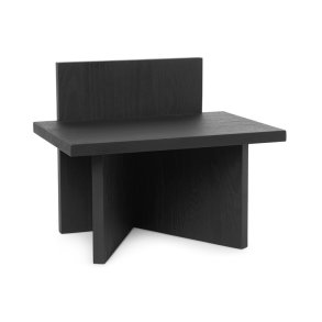 Ferm Living Oblique Taburet - Sort Ask