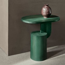 Ferm Living Insert Side Table Myrtle Green Stained