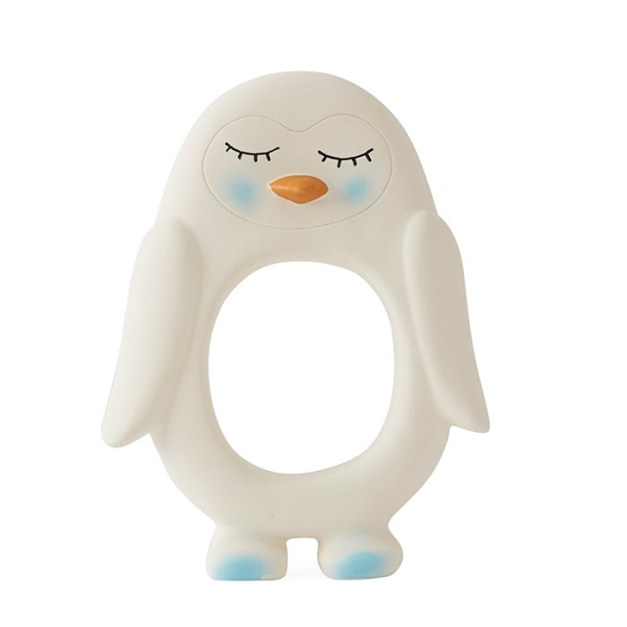 OYOY Mini Bidering - Pingvin - Hvid