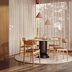 Woud Ludo spisebord 130 cm  - Eg 