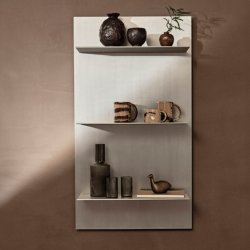 Ferm Living Lager Wall Shelf Triple Aluminium