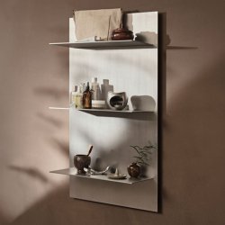 Ferm Living Lager Wall Shelf Triple Aluminium