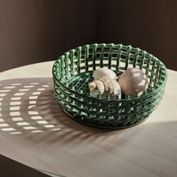 Ferm Living Ceramic Centrepiece Emerald Green