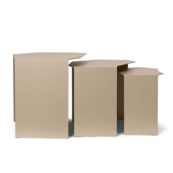 Ferm Living Shard Cluster Tables Set of 3 Cashmere