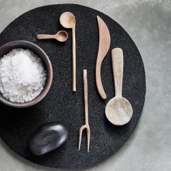 Muubs Oliven Gaffel i teaktr - 15 cm.