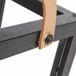 Muubs Storm Lanterne Sort Teak - Large