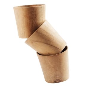 Muubs ggebger i teaktr - 4 stk