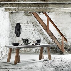 Muubs Fishtrap Lampe Sort - Large