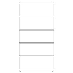 Woud Elevate Reol System 5 Eg