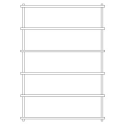 Woud Elevate Reol System 6 Eg