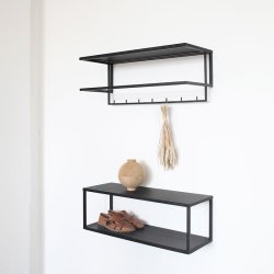 Kristina Dam Grid Knagerkke - Sort