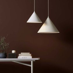 Woud Annular Pendel - Stor - Hvid