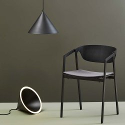 Woud Annular Pendel - Lille - Sort