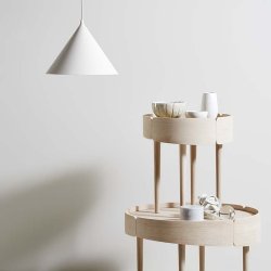 Woud Annular Pendel - Stor - Hvid