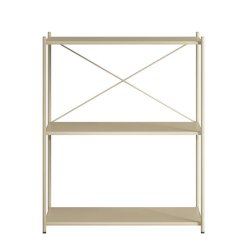 Novoform ARTURO Reolmodul Med 3 Hylder Desert Sand