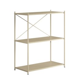 Novoform ARTURO Reolmodul Med 3 Hylder Desert Sand