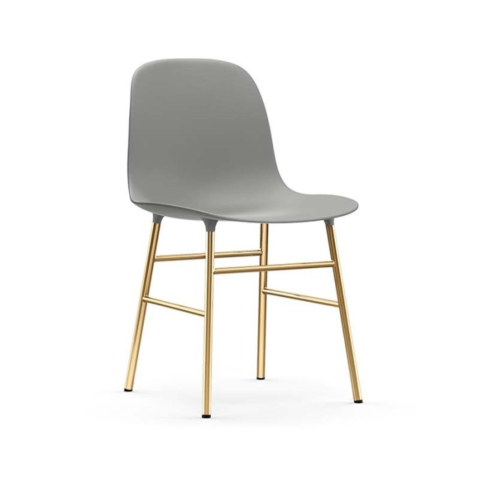 Normann Copenhagen Stol Form Chair - Messing / Gr