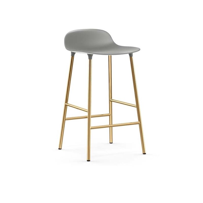 Normann Copenhagen Form Barstol 65 cm - Messing / Gr