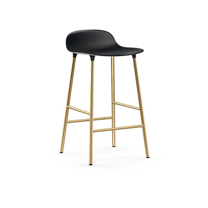 Normann Copenhagen Form Barstol 65 cm - Messing / Sort