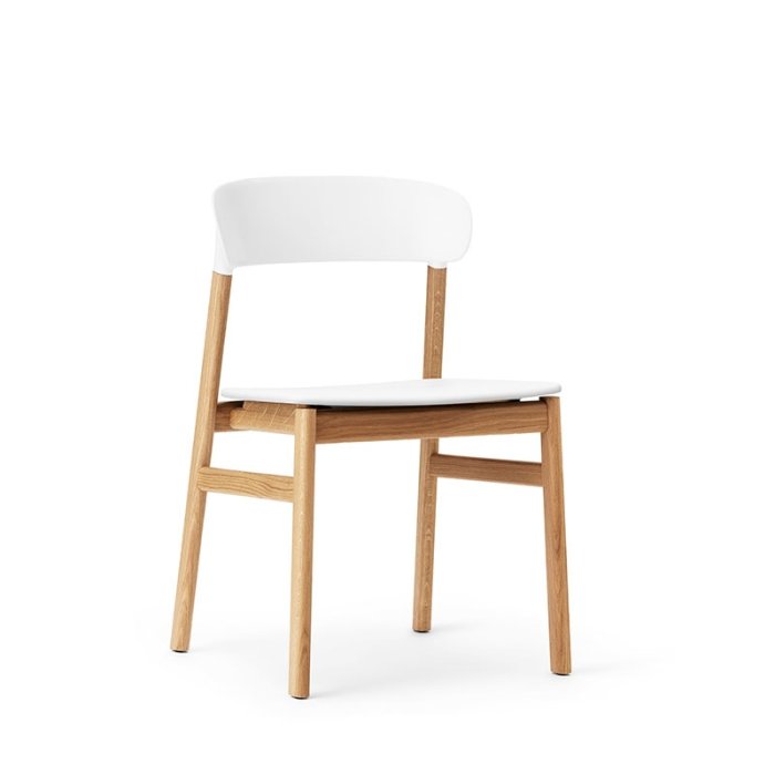 Normann Copenhagen Herit Stol - Eg - Hvid