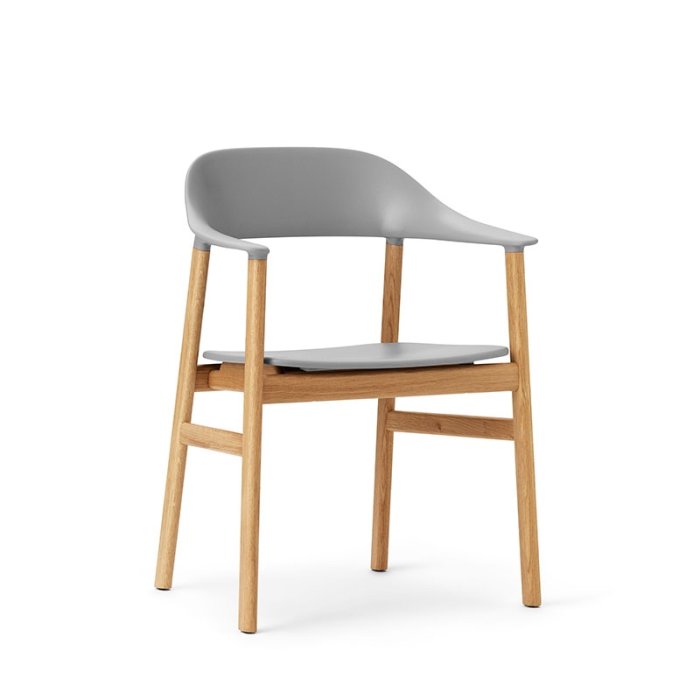 Normann Copenhagen Herit Stol Med Armln - Eg - Gr