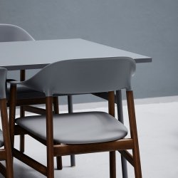 Normann Copenhagen Herit Stol Med Armln - Rget Eg - Gr