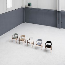 Normann Copenhagen Herit Stol Med Armln - Rget Eg - Stvet Grn