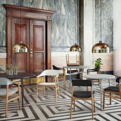 Normann Copenhagen Union Spisebord - : 80cm - Sort