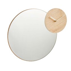 Woud Timewatch Spejl m. Ur