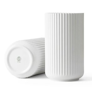 Lyngby Porceln Vase - Hvid - 25 cm