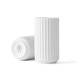 Lyngby Porceln Vase - Mat Hvid - 20 cm