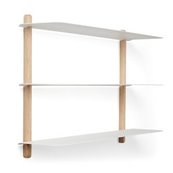 Gejst NIVO A Hylde - Hvid/Eg