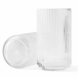 Lyngby Porceln Glas Vase - Klar - 38 cm