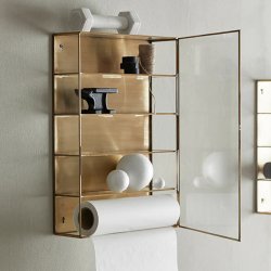 Nordal Ada Vgskab i Jern Guld Finish - Large